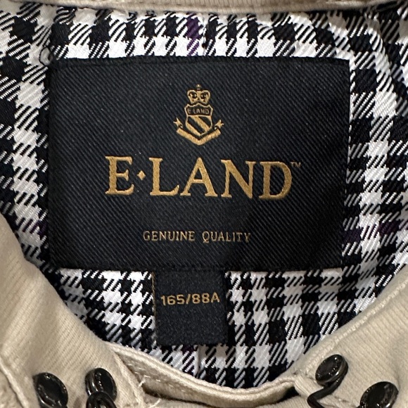 Eland Tan Double-Breasted Cape with Belt - Picture 3 of 8